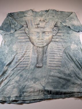 Vintage The Mountain King Tut T Shirt Big Face Pharaoh 2XL